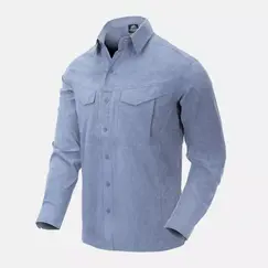 Рубашка Helikon-Tex DEFENDER Mk2 Gentleman Shirt, Melange Light Blue