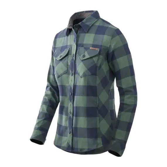 Женская рубашка Helikon-Tex Marigold Woman's Shirt, Moss Green Checkered
